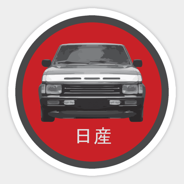 Nissan D21 - Lowrider Design Sticker by TheAngryHoneyBadger